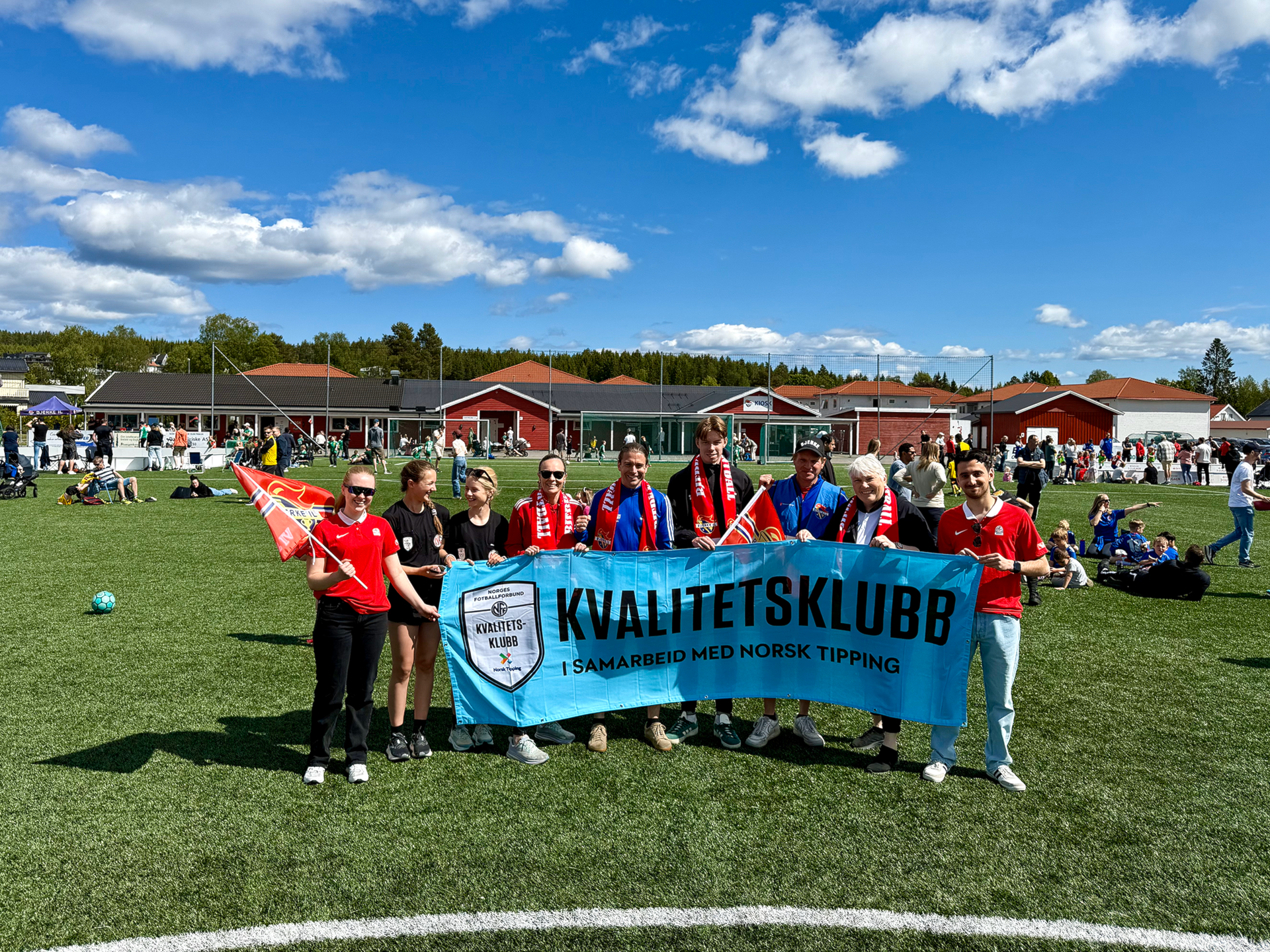 Vi ble kvalitetsklubb og hadde 56 lag på besøk